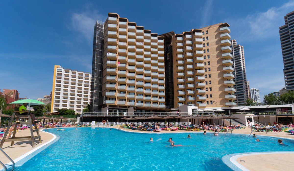 Hotel Rio Park benidorm pool inside