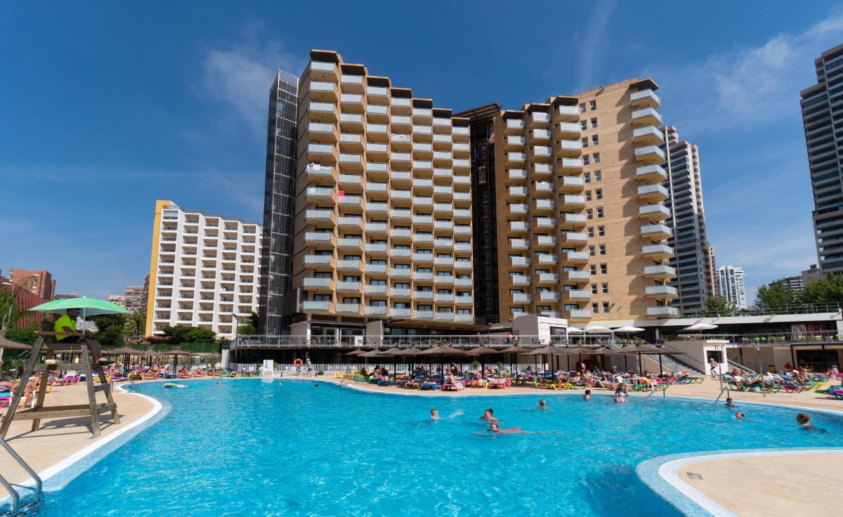 Hotel Rio Park benidorm pool inside